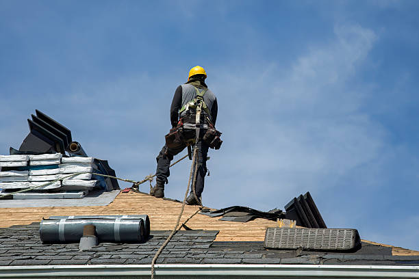 Professional Roof Replacement technician working in Shadyside, OH